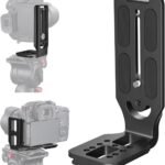 Universal Camera L Bracket Mount for DSLR & Mirrorless Cameras | Vertical/Portrait & Horizontal Quick Release Tripod Plate | High-Quality Aluminum L-Shape Stand | Must-Have Vlogging & Photography Accessory