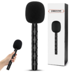 Wireless Microphone Handheld Adapter for News, TV Reporter and Interview Use – Hand Stick Compatible with All Wireless Microphones in Pakistan