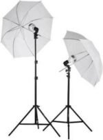 Combo: 2 Sets – 84" Studio Light Stand & Umbrella Continuous Lighting Kit - Image 4