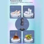 Electric Rotating Turntable with Remote - Price in Pakistan - Image 4