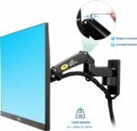 TV Monitor Wall Mount Bracket Full Motion Articulating Swivel for 17-35" Monitors (Load Capacity from 4.4 to 22lbs) S320 - Image 7