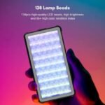 Mamen SL-C02 RGB Bi-Color LED Video Light – 2500K-9000K Photography & Video Fill Light with Internal Battery & Special Effects - Image 6