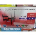 UNIVERSAL ARTICULATED LED LCD TV BRACKET BASE 26 "TO 50" 3D UP TO 25KG 120 ° VES 400X400MM HOME DESIGN 117D - Image 2