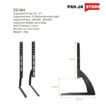 TV base bracket stand universal, Fit Screen Size : 26"- 37" inch , Weight Capacity 45 KG Model DZ-064