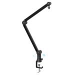 Pak_JAStore TEYUN NBA-6 Suspension Arm Stand - Professional Desktop Clamp for Rode Microphones with Cable Management - Ideal for Recording, Gaming, Streaming, and Podcasting - Compatible with Shure, Neumann, Behringer - Sleek Black Design - Image 2