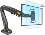 North Bayou F80 Monitor Desk Mount Stand Full Motion Swivel Monitor Arm with Gas Spring for 17-30''Monitors - Image 5