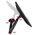 North Bayou Lcd Led TV WALL Mount Table Mount Bracket F100A Gas Spring Arm 22-35 inch Screen Monitor Holder 360 Rotate Tilt Swivel Desktop Monitor Mount Stand Single Arm LCD LED Stand For Gaming and Professional Use High Quality Imported - Image 6