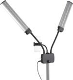 Flexible Double Arms Bi-Color LED Fill Light 45W Dimmable Beauty and Video Light with Phone Holder for Photography, Vlogging, Live Streaming and Makeup in Pakistan - Image 2