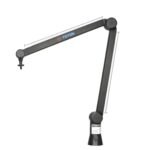 Pak_JAStore TEYUN NBA-6 Suspension Arm Stand - Professional Desktop Clamp for Rode Microphones with Cable Management - Ideal for Recording, Gaming, Streaming, and Podcasting - Compatible with Shure, Neumann, Behringer - Sleek Black Design - Image 3
