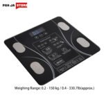 Bluetooth Smart Digital Weight Machine 180KG with OKOK App BMI, Body Fat, Muscle & Water Analyzer Bathroom Scale in Pakistan