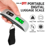 Portable Digital Luggage Scale with LCD Display – 50kg / 110lb Electronic Hanging Weight Scale for Travel Suitcases & Baggage - Image 2