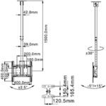 Ceiling Mount For 32-70 Inch TV (NB T560-15) - Image 6