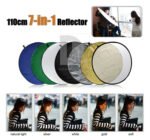 MULTI 110cm Collapsible 7‑in‑1 Photography Studio Light Diffuser & Reflector - Image 5