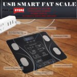 Bluetooth Smart Digital Weight Machine 180KG with OKOK App BMI, Body Fat, Muscle & Water Analyzer Bathroom Scale in Pakistan - Image 3