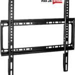 26 to 63 Inch Large Size Heavy Duty Metal LCD LED Smart TV Wall Bracket Mount Stand (Fixed/Non-Movable) with Screws & Bolts - Black