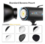 MM8518 RGB High-Speed 500W Video Light – Ultra Bright Studio LED for Photography, Videography & Content Creation - Image 4