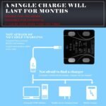 Bluetooth Smart Digital Weight Machine 180KG with OKOK App BMI, Body Fat, Muscle & Water Analyzer Bathroom Scale in Pakistan - Image 6