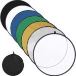 MULTI 110cm Collapsible 7‑in‑1 Photography Studio Light Diffuser & Reflector