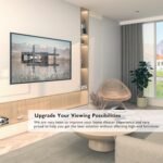 TV Wall Mount for 32-80 Inch Screens up to 60 kg, Wall Mount TV Swivel Tilting Universal TV Mount for Flat & Curved TVs & Monitor, Max VESA 600 x 400 mm - Image 7