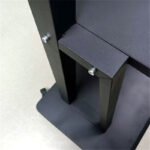 TV stand with wheels, 60-100 inches, no tilt-tilt / with DVD shelf and video conference camera / black, Max VESA 200x200-1000x600mm., Weight Capacity 150kg - Image 6