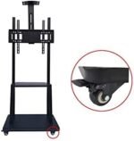 TL-1700 Mobile TV Bracket, Rooling TV Stand with Wheels for 32 to 75 Inch LCD LED OLED (Black) - Image 5