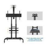 TV Mount Trolley LED LCD Plasma TV Cart AVA1800-70-1P High Quality 55-90 inch with AV Shelf and Camera Tray - Image 3