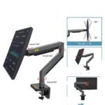 North Bayou Monitor Arm Full Motion Swivel Monitor Mount with Gas Spring for 22''-40'' Monitors with Load Capacity from 4.4 to 30lbs Height Adjustable Monitor Stand G40 - Image 2