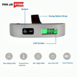 Portable Digital Luggage Scale with LCD Display – 50kg / 110lb Electronic Hanging Weight Scale for Travel Suitcases & Baggage - Image 4