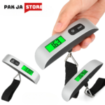 Portable Digital Luggage Scale with LCD Display – 50kg / 110lb Electronic Hanging Weight Scale for Travel Suitcases & Baggage