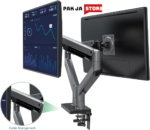 North Bayouc Ultra Wide Full Motion Swivel Monitor Mount for 22''-32'' Monitors Load Capacity from 4.4 to 26.4lbs for Each Arm Height Adjustable Monitor Stand G35 - Image 4