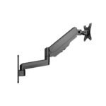 Single Monitor Wall Mount for 17-35 Inch Screen, Ultrawide Wall Monitor Arm Holds 6.6-26.4lbs, Full Motion Adjustable Gas Spring Stand with VESA Extension Bracket for Max 200mm VESA Computer - Image 3