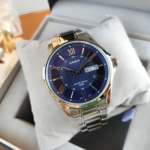 Original Casio MTP-1384D-2AVDF Men’s Watch | Stainless Steel Chain | Blue Dial | Day Date | Japan Quartz - Image 4