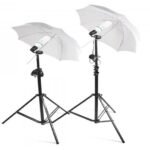 Combo: 2 Sets – 84" Studio Light Stand & Umbrella Continuous Lighting Kit - Image 3