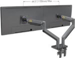 NB North Bayou Dual Monitor, 22''-32'', Arm Ultra Wide Full Motion Swivel Mount with Gas Spring, Load Capacity from 4.4 to 33lbs Each Height Adjustable Stand G35 - Image 2