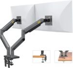 NB North Bayou Dual Monitor, 22''-32'', Arm Ultra Wide Full Motion Swivel Mount with Gas Spring, Load Capacity from 4.4 to 33lbs Each Height Adjustable Stand G35 - Image 5