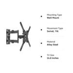 Wall Mount 32-55-inch Full Motion Cantilever for LED,LCD and Plasma TV's Model-P4 6 Way Swivel Tilt - Image 4