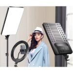 RL-19 Inch LED Soft Video Light Panel 80W with Stand and Remote Control for Photography Video Recording YouTube and Conference in Pakistan - Image 7