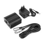 48V Phantom Power Supply with Adapter & XLR Audio Cable – Black - Image 4