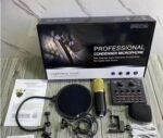 VM800 Condenser Microphone Kit with V8 Sound Card for Recording & Streaming - Image 2