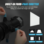 ZSYB YG-90 Spotlight Projector 19° with Bowens Mount COB Focus Reflector for Y500 & CL-60Bi Best Price - Image 6