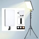 RL-19 Inch LED Soft Video Light Panel 80W with Stand and Remote Control for Photography Video Recording YouTube and Conference in Pakistan - Image 2