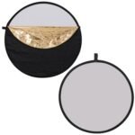 43 Inch 110cm 5 in 1 Collapsible Photography Light Reflector Kit with Carry Bag for Studio and Outdoor Lighting - Image 3