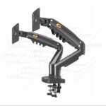 S400 Dual Monitor Stand for 17–27 Inch Screens Full Motion Swivel Arm with 2–9Kg Load Capacity, VESA 75×75 & 100×100mm in Pakistan - Image 5