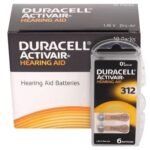 Duracell EasyTab/Activair Type 312 Hearing Aid Batteries Zinc Air Box of 10 - Image 4