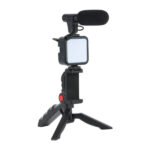 Plokama PK-771 5-in-1 Vlogging Kit with LED Light, Tripod & Mic - Image 3