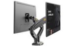 S400 Dual Monitor Stand for 17–27 Inch Screens Full Motion Swivel Arm with 2–9Kg Load Capacity, VESA 75×75 & 100×100mm in Pakistan - Image 2