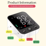 Electronic Digital Blood Pressure Monitor with Voice Report | Automatic BP Machine for 2 Users, 198 Memory, High Accuracy Home Health Device - Image 4