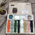 Crown S10 Big Screen Smartwatch with Free AirPods 2 - 2.3 Inch Display & 7 Straps Bundle - Image 5