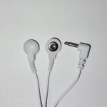 TENS Machine Electrode Pad Lead Wires 3.5mm Male Connection Cable 2PCS - Image 3