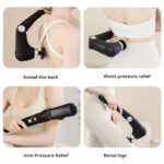 People using folding massager on back, waist, arms, and legs for pain relief
